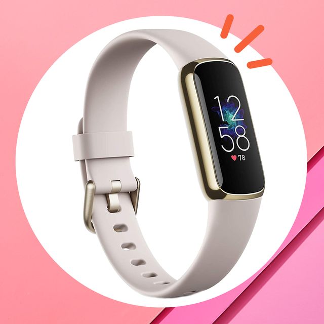 fitbit luxe white fitness tracker