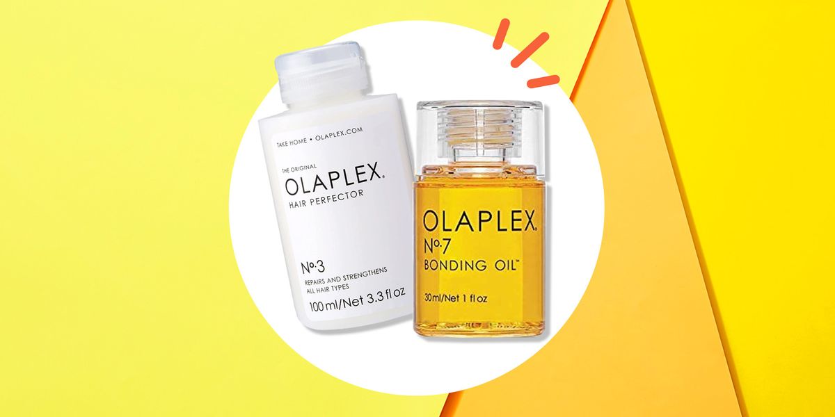 olaplex no3 hair perfector and no7bonding oil