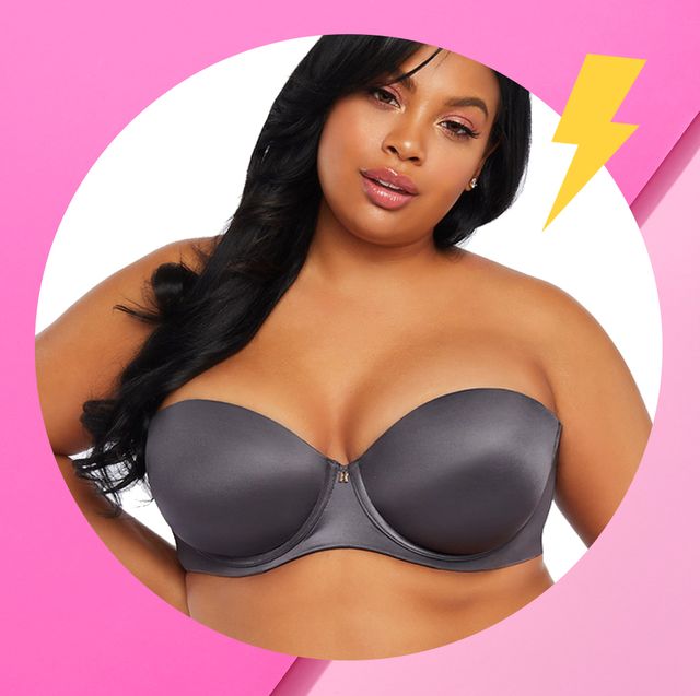 Women's Deep Cup Bra Full Back Coverage Wirefree Push up Bra Plus Size D Cup
