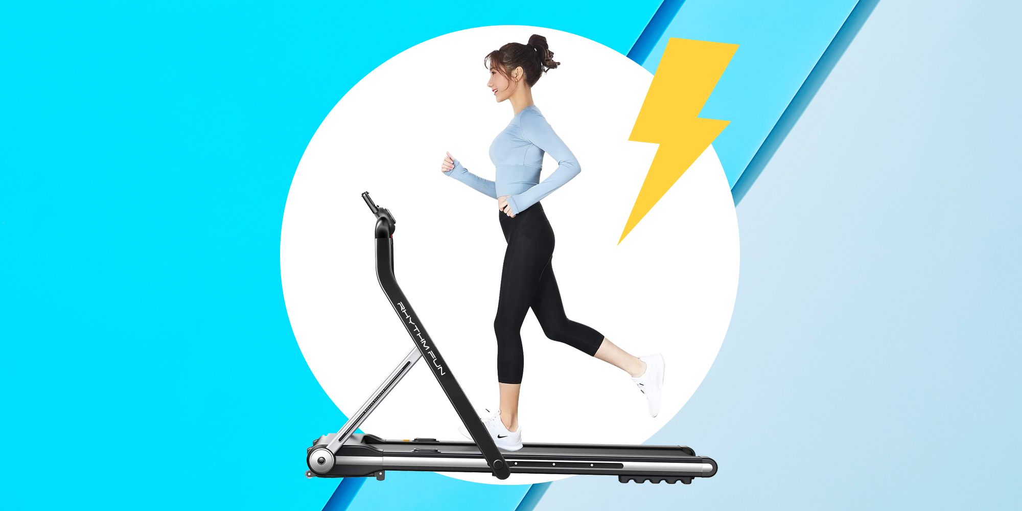 Rhythm fun folding discount treadmill