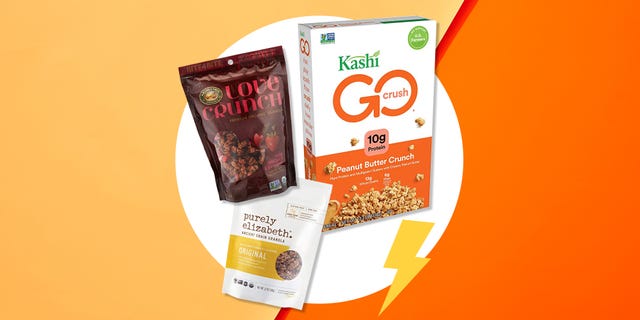 Honey Almond Flax Crunch Cereal, Vegan, Protein, Kashi GO®