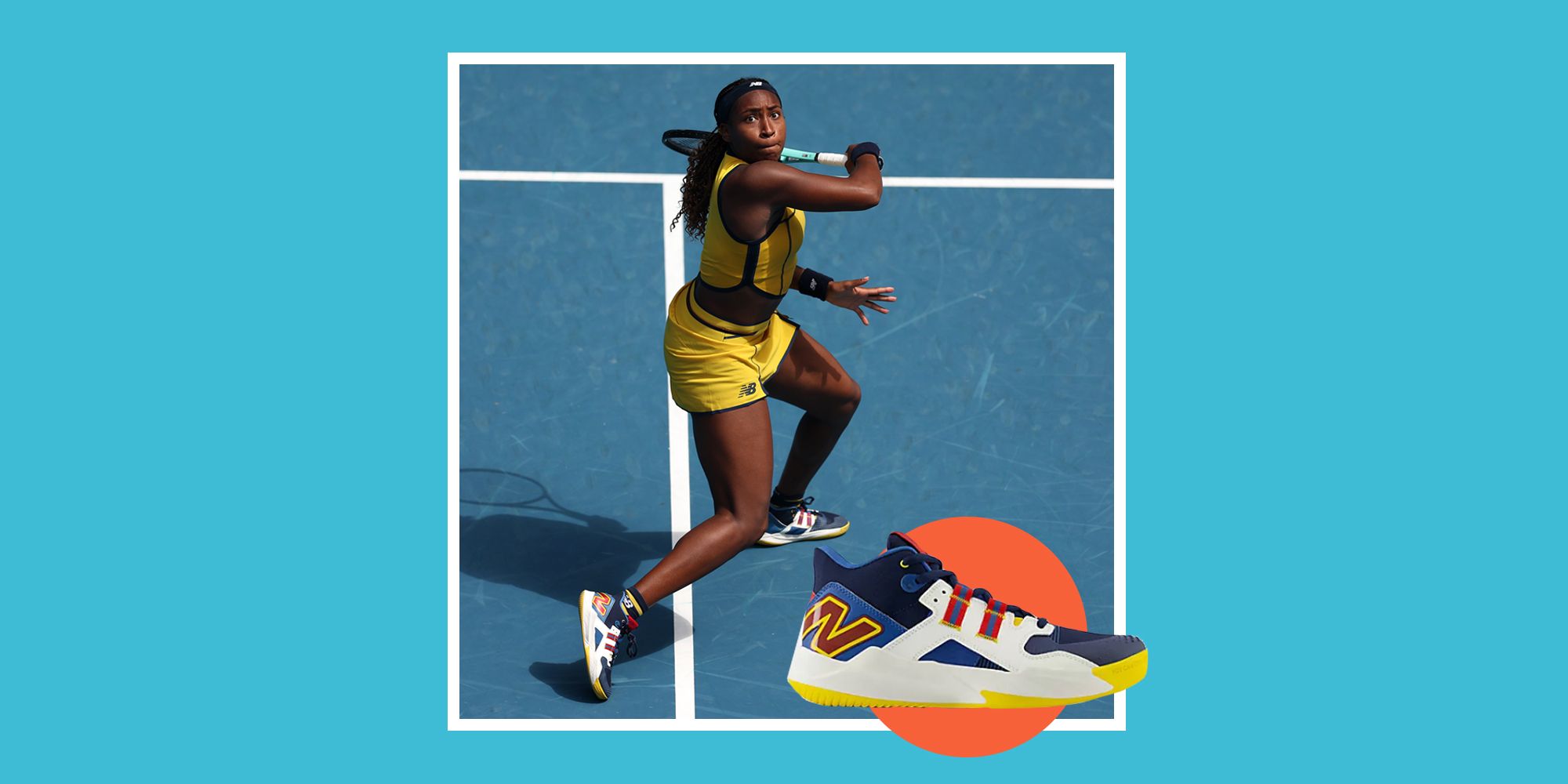 Buy Coco Gauff's New Balance CG1 Tennis Shoes In New Colorway