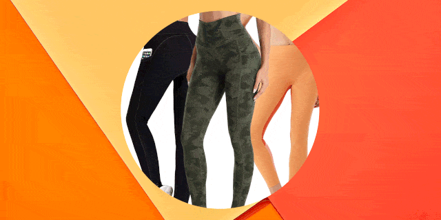 V Back Scrunch Butt Leggings for Women High Waisted Booty Tights Workout  Gym Yoga Pants Tights with Pockets for : : Clothing, Shoes 