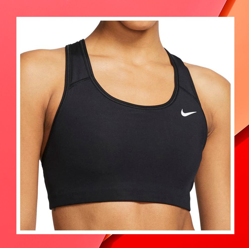 Nike Impact Sports Bra High Support Compression Dri-Fit Mesh Racerback  Cooling