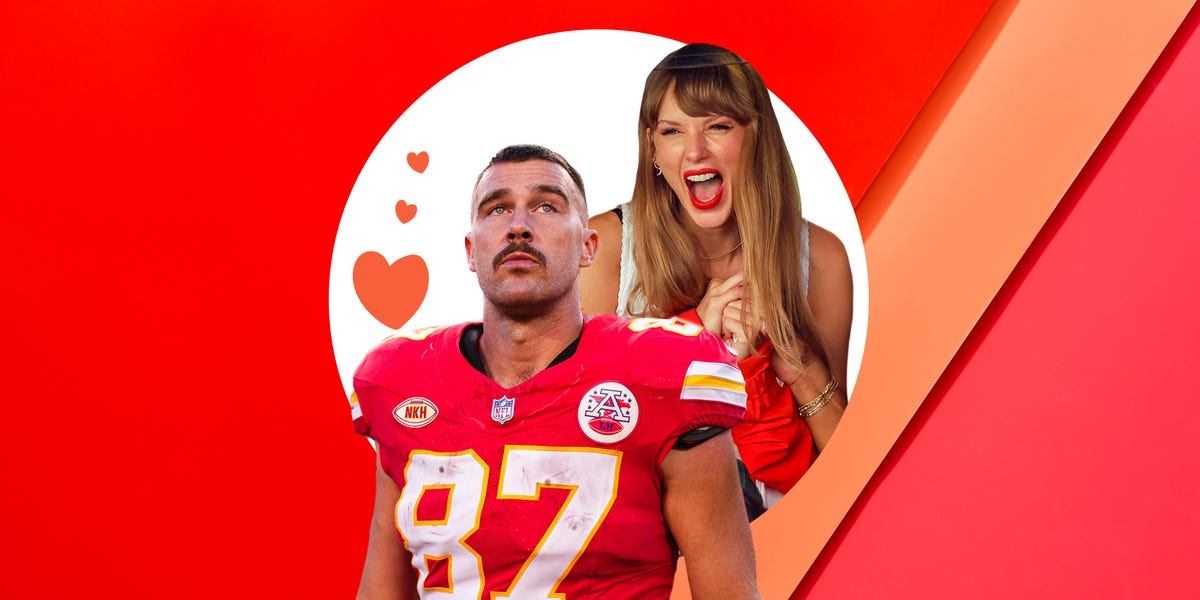 Taylor Swift Chiefs Jersey Sweatshirt Travis Kelce and Taylor Swift Merch -  Happy Place for Music Lovers