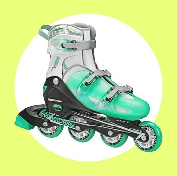 a group of roller blades