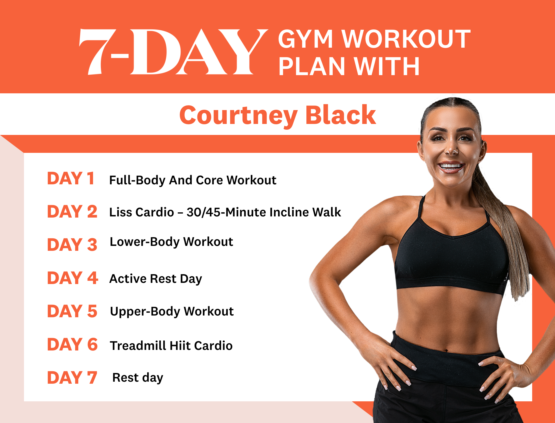 7 Day Fitness Plan  Joy, Fitness, & Style