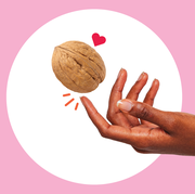 hand tickling walnut