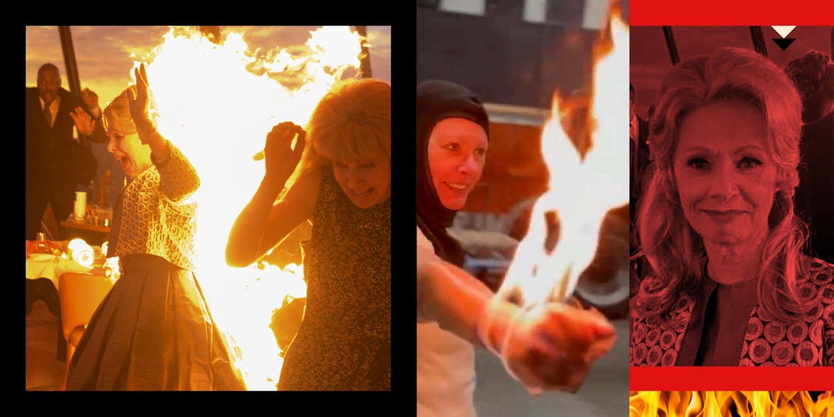 A Month Ago, She Was Retired. Now She’s Being Set On Fire.