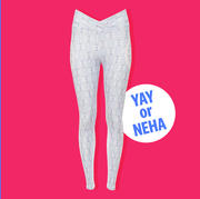 wolven founder kiran jade with leggings yay or neha review