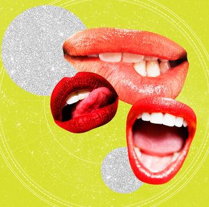 Lip, Red, Tongue, Mouth, Tooth, Organ, Jaw, Illustration, Close-up, Material property, 