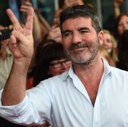 what happened to simon cowell   where the 'agt' is after breaking his back in a bike accident