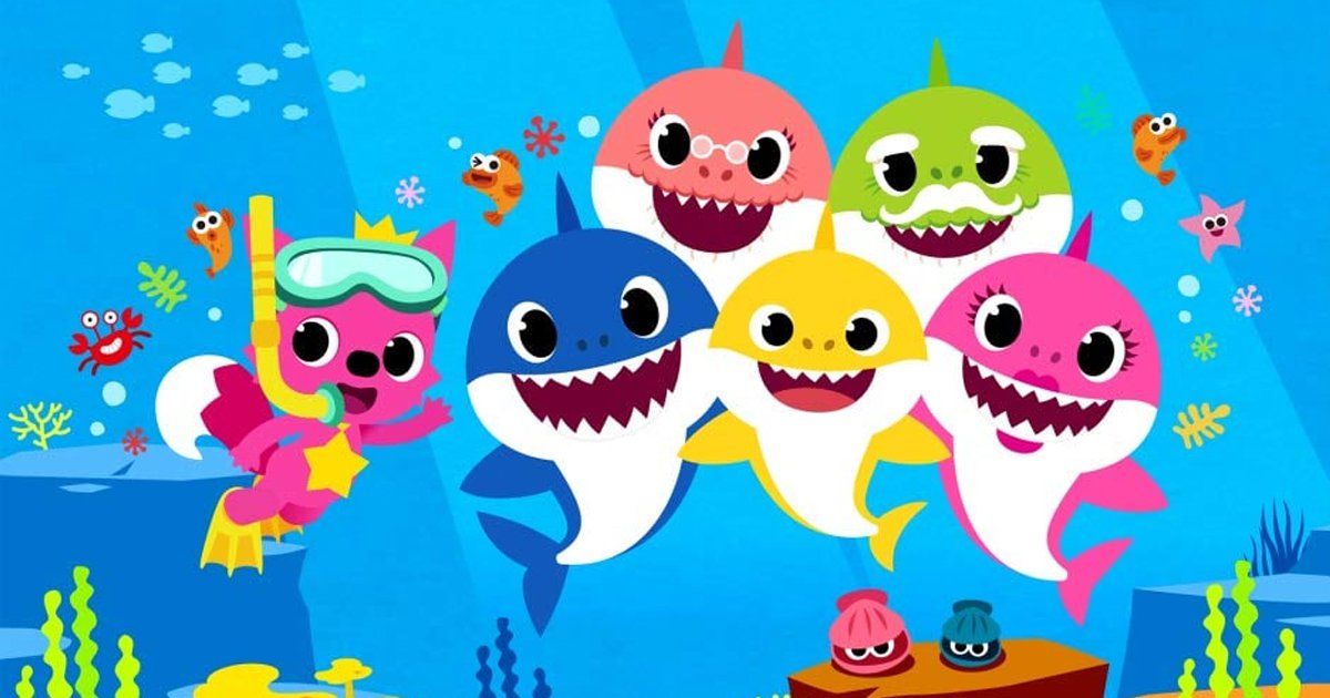Peluche à chanson Officiel Baby Shark pour Pinkfong – Mommy Shark
