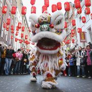 what is lunar new year  lion dancers perform in china town on chinas new years day on january 26, 2009 in london, england the ox, the chinese zodiac symbol ushered in today, is the sign of prosperity through fortitude and hard work    photo by dan kitwoodgetty images