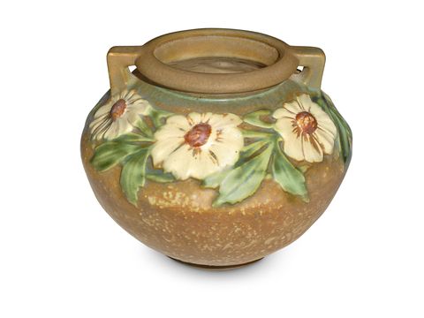 1940s roseville pottery vase