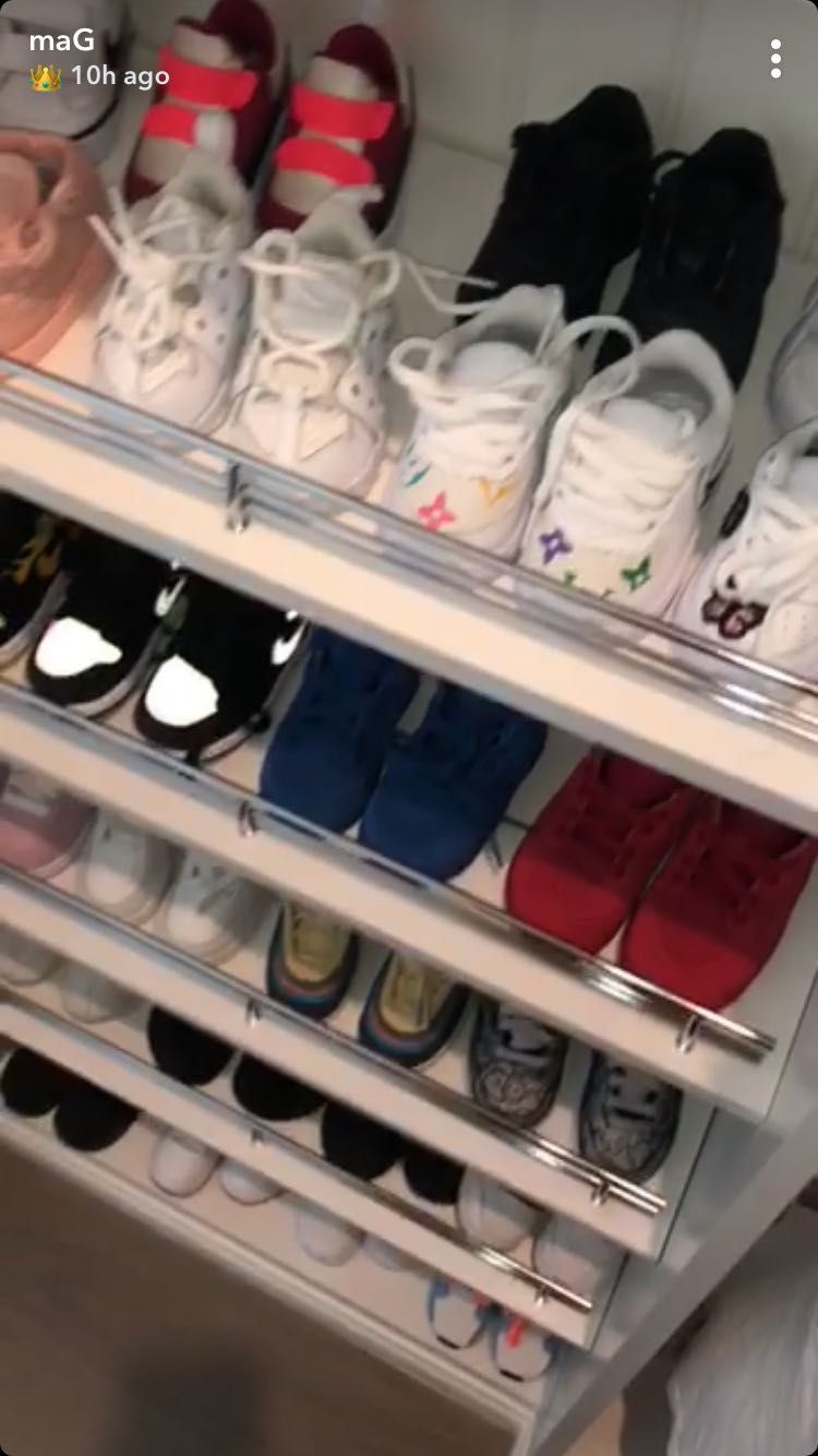 How Much Are All Of Stormi Webster's Shoes Worth In Her Wardrobe?