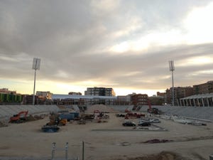 El estadio de Vallehermoso se inaugurará a finales de mayo