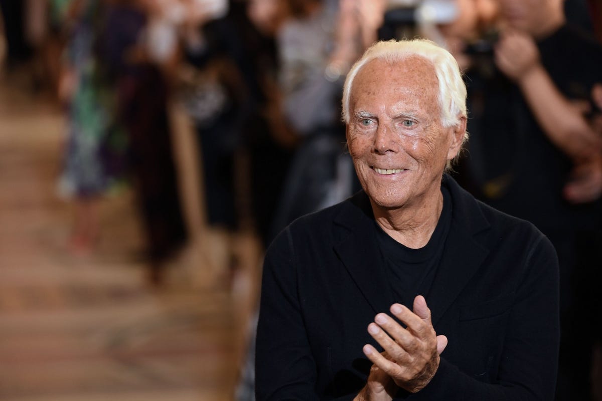 Giorgio Armani critica la moda di oggi