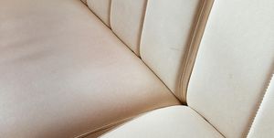 Furniture, Tan, Beige, Chair, Couch, Room, Architecture, Leather, Caramel color, Floor, 