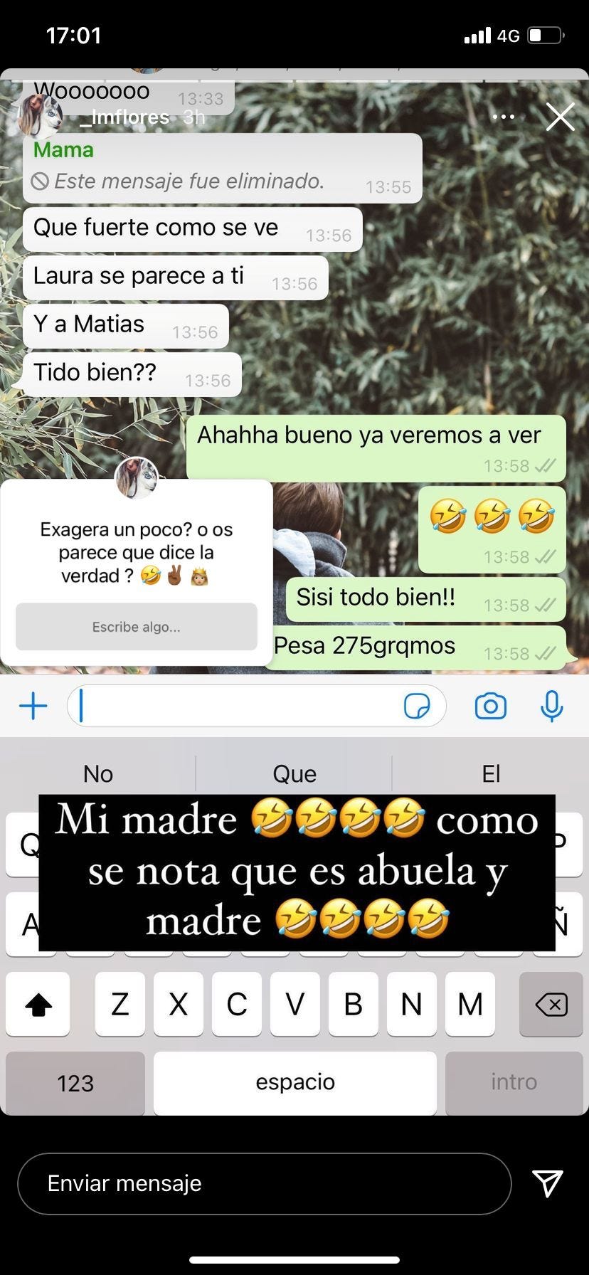 laura matamoros feliz en su embarazo