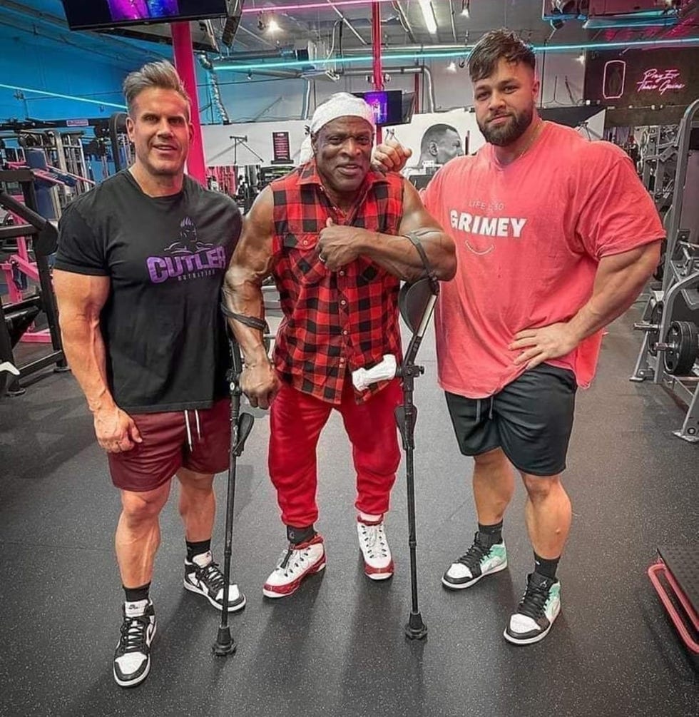El preocupante estado de salud del culturista Ronnie Coleman en una foto