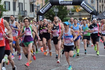 participants racing in a running event