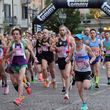 Running Day Saronno participants racing in a running event