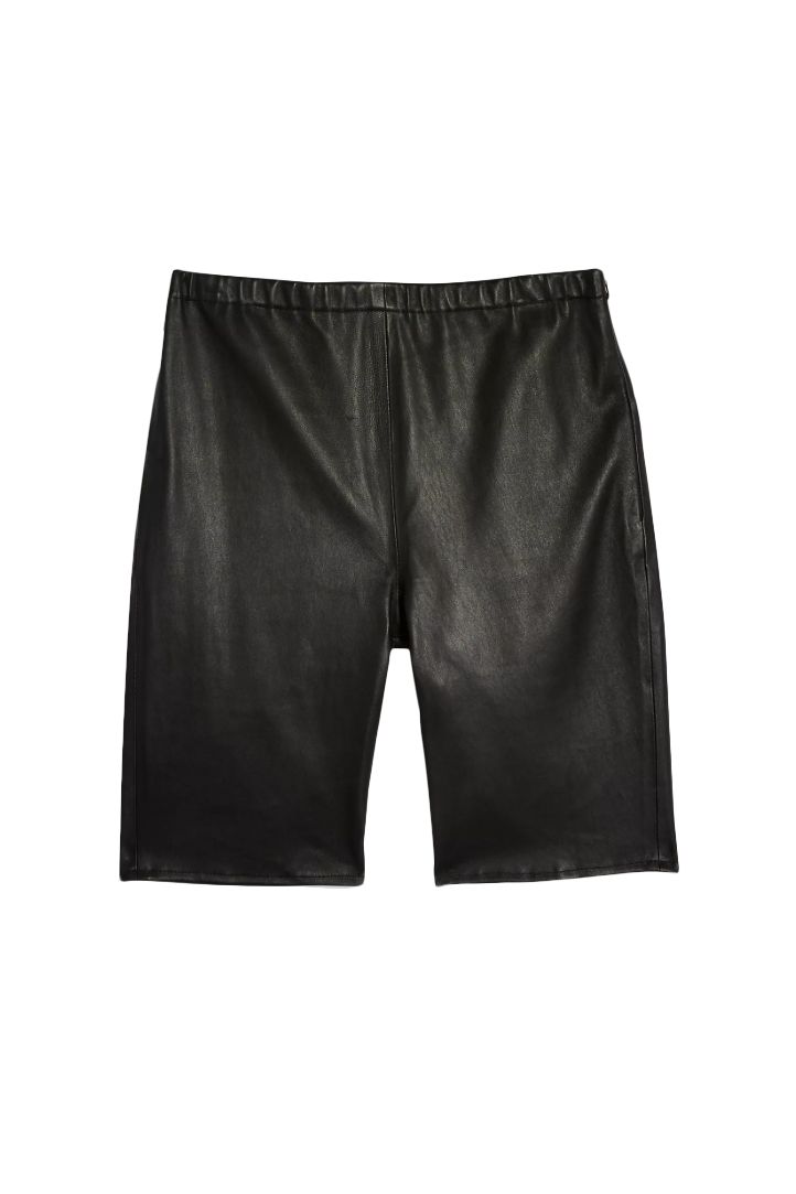 What to wear to carnival - Topshop boutique Leather cycling shorts - £45