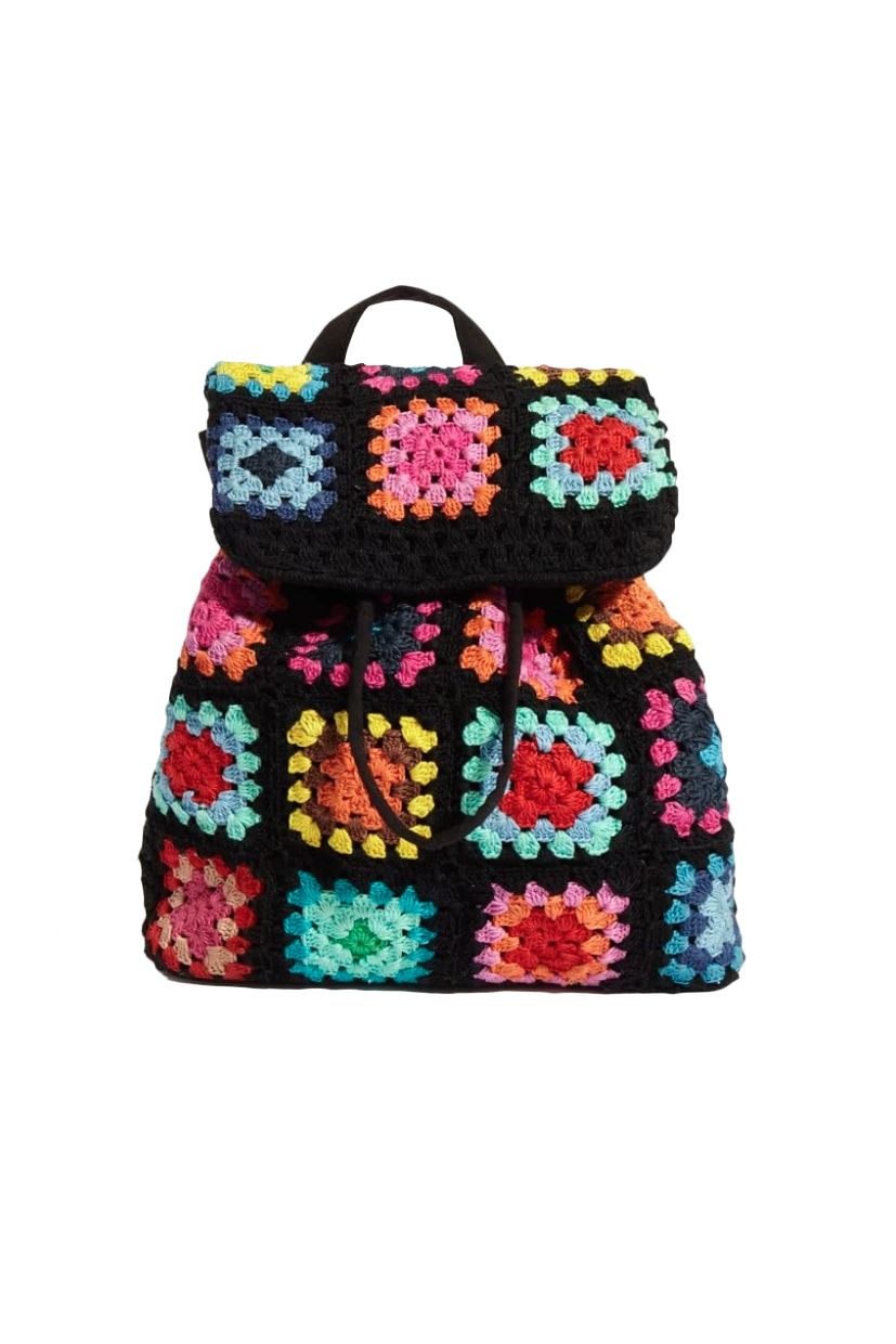 What to wear to carnival - skinny dip Cara crochet backpack - £17