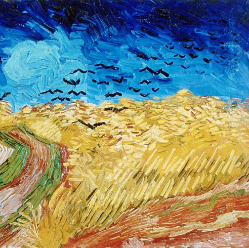 wheat field with crows by vincent van gogh