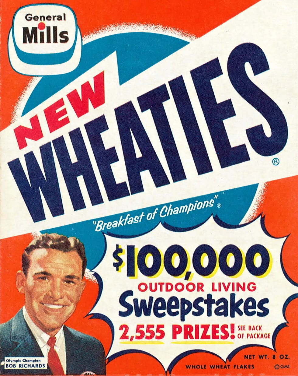 bob richards, imagen de los cereales wheaties