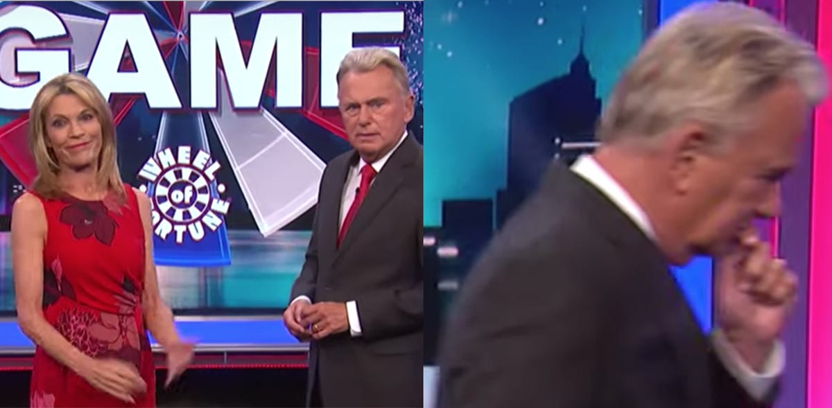 'wheel of fortune' pat sajak vanna white