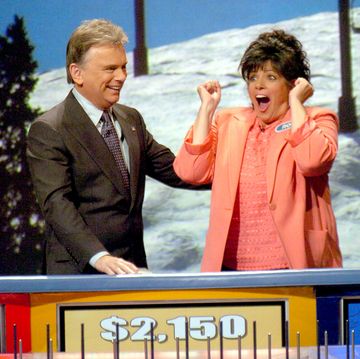 an excited xxxxxxxx reacts after winning a trip to iceland on wheel of fortune friday march 24, 2006 at the colorado convention center in denver, colo   daily camera  mark leffingwellphoto by mark leffingwelldigital first mediaboulder daily camera via getty images
