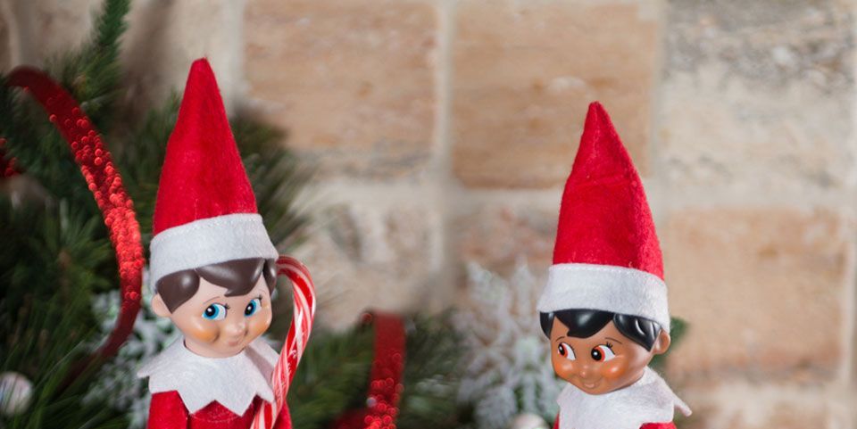 The Elf on the Shelf: A Christmas Tradition (Brown-eyed Boy Scout Elf) 