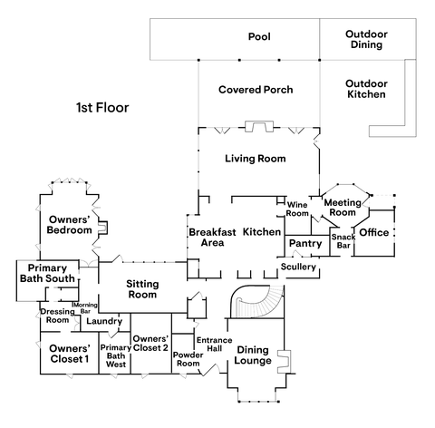 floor plan first floor