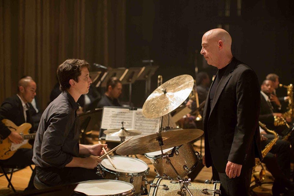 miles teller y j k simmons en 'whiplash'