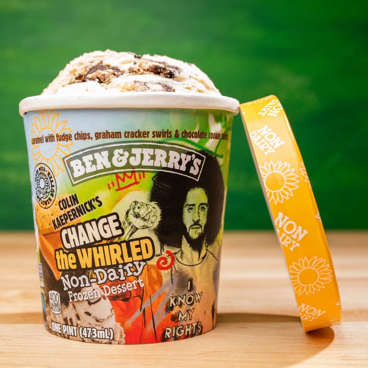 ben  jerry's teamed up with colin kaepernick on a new flavor