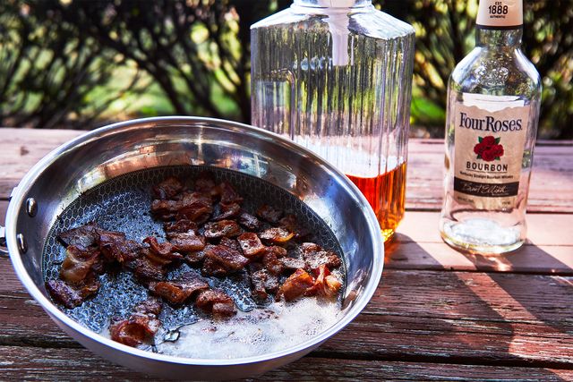 How to Infuse Whiskey - Fat Washing Whiskey - Bacon and Whiskey