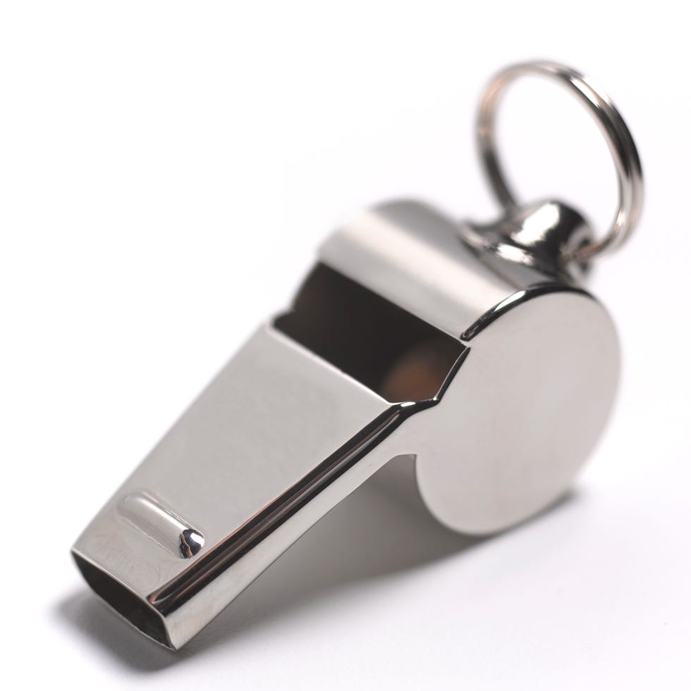 a metal whistle a metal whistle