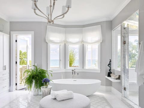 27 Beautiful White Bathrooms - White Bathroom Ideas 2021