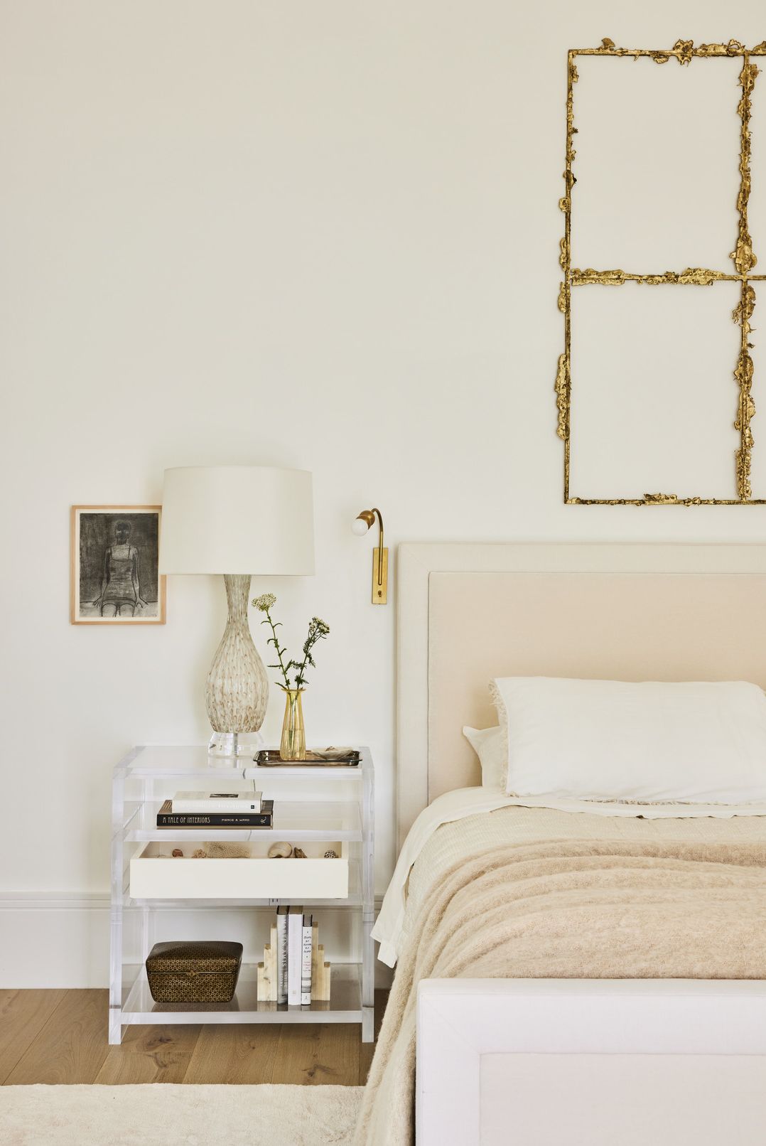 decorating a bedroom with white walls