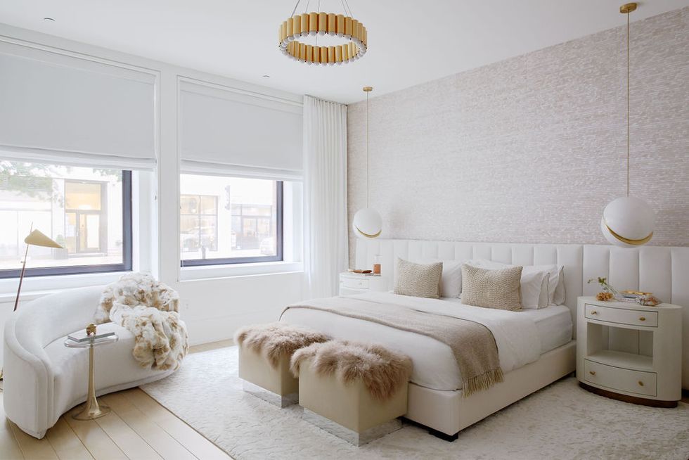 white modern bedroom