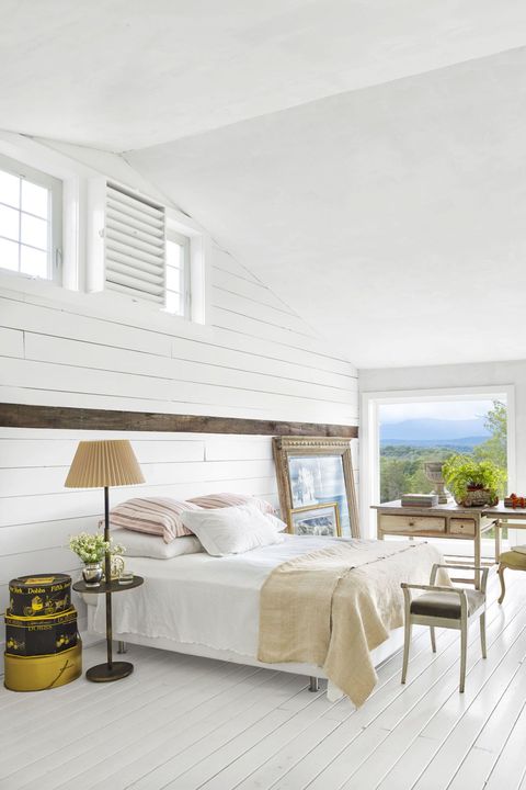white bedrooms shiplap