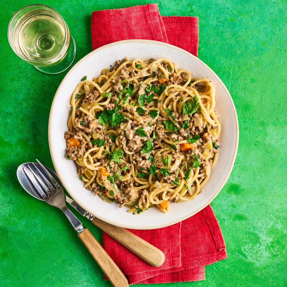 white bolognese