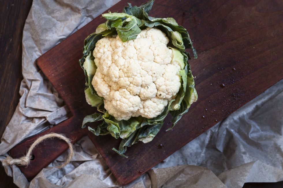 coliflor, 20 mejores verduras para adelgazar y deshincharte