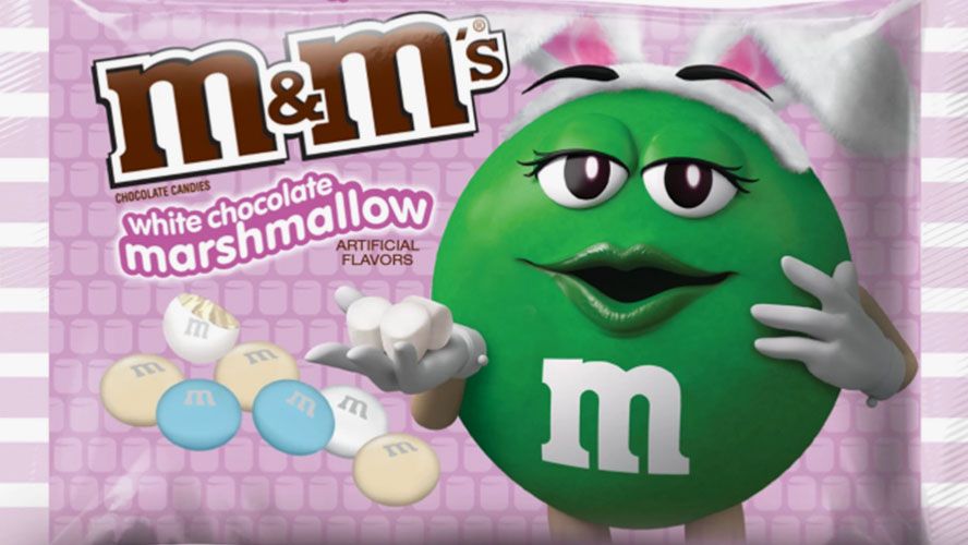M&M's White Chocolate Candies, Marshmallow Crispy Treat 7.44 Oz, Non Chocolate  Candy