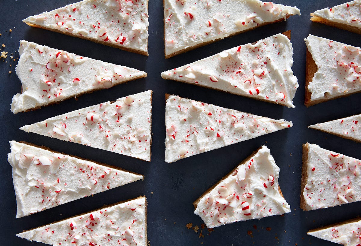 Chocolate Peanut Butter Christmas Trees - Baking with Blondie