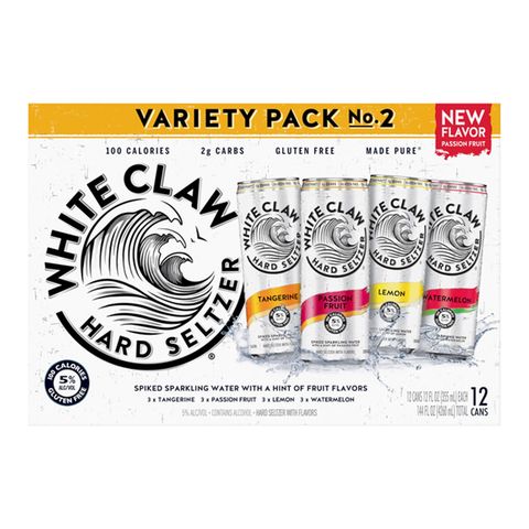 white claw hard seltzer variety pack number 2 passion fruit