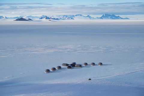 White Desert Travel Outfitter Glamping Site in Antarctica
