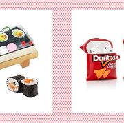 white elephant gifts sushi socks and doritos airpod case